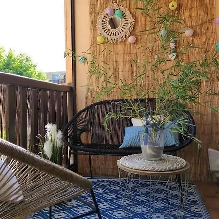 דירה Charmant Studio Plage, Piscine Clim Et Parking *